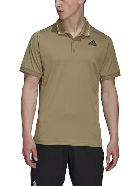 adidas Tennis FreeLift Primeblue Μπλούζα Πράσινη