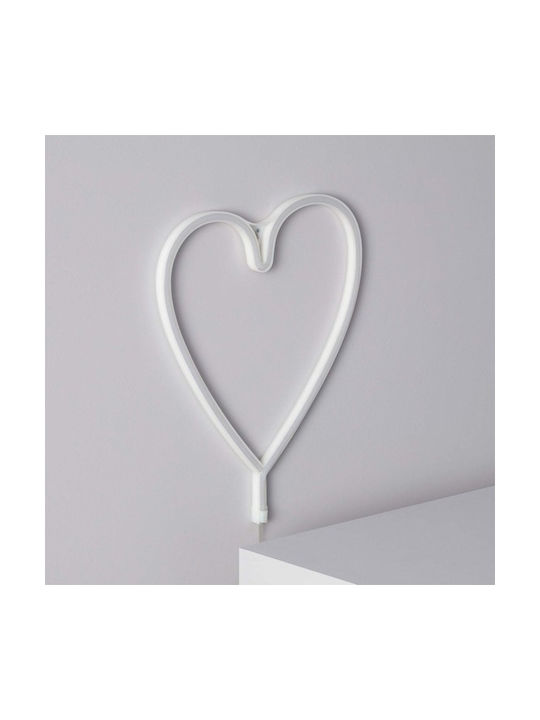 Ledkia Decorative Lamp Heart Neon Pink