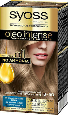 Syoss Oleo Intense Set Haarfarbe kein Ammoniak 8.50 Blonde Light Chantre 50ml