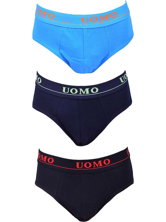 Uomo Set pentru copii cu chiloței Multicolore 3buc