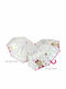 Floss & Rock Kids Curved Handle Umbrella Bunny with Diameter 57cm Transparent