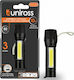 Uniross Επαναφορτιζόμενος Φακός LED IP44 Διπλής Λειτουργίας με Μέγιστη Φωτεινότητα 80lm