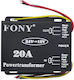 Μετασχηματιστής Αυτοκινήτου από 24V σε 12V FONY FO-20A