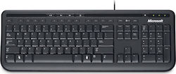 Microsoft Wired Keyboard 600 Nur Tastatur Englisch US Schwarz