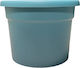 Viomes Cylindro Nr980 Flower Pot 20x15cm in Blue Color