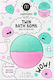 Nailmatic Nailmatic Duo Kids Bath Bombs Pink-Green ΜΑ702ΑΤWΙΝΒ