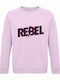 Unisex Sweatshert, Organic "Rebel", Creamy Pink