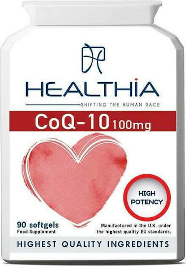 Healthia CoQ-10 100mg 90 μαλακές κάψουλες