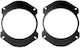 Speaker Ring Car Back 130mm Alfa Romeo GTV Fiat Multipla Peugeot 306 2pcs
