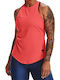 Under Armour Women's Athletic Blouse Sleeveless Orange