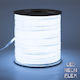 GloboStar Waterproof Neon Flex LED Strip Power Supply 220V with Cold White Light Length 1m and 120 LEDs per Meter