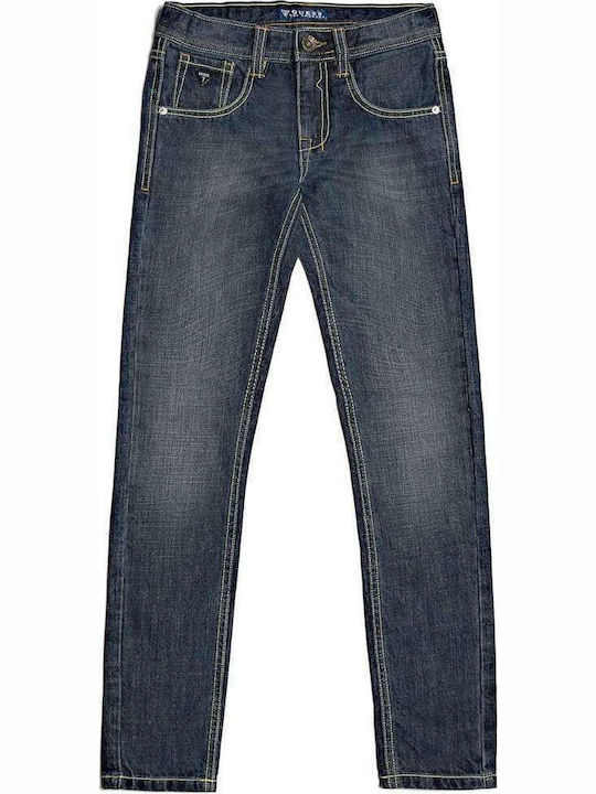 Guess Kids Denim Trousers Navy Blue