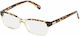 Tous Plastic Eyeglass Frame Brown Tortoise VTO8...