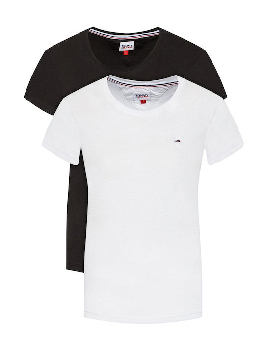 Tommy Hilfiger Γυναικείο T-shirt Λευκό 2pack