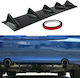 Diffuser Car Rear Rear Bumper Diffuser Type Shark with 5 Fins Universal