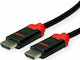 Roline HDMI 2.0 Premium High Speed 4K 60Hz HDR Cable HDMI male - HDMI male 3m Μαύρο