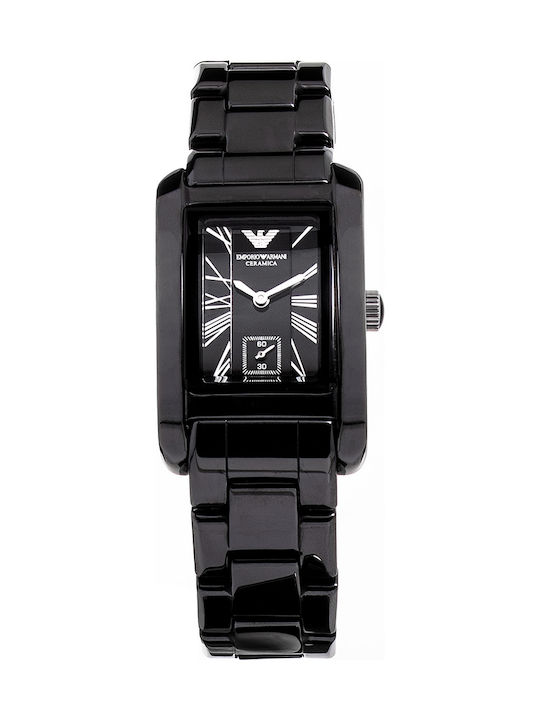 Armani Exchange Дамски Часовник 31мм Кварцов с Черна Метална Верижка