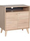 London Wooden Shoe Organizer Beige 72x40x79cm