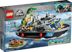 LEGO Jurassic World Baryonyx Dinosaur Boat Escape For Age 8+