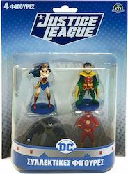 Action Figure Justice League Τoppers for 4+ Years (Various Designs/Assortments of Designs) 2 pcs