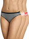 D4C17-21 Βαμβακερά Women's Slip 3Pack Ecru/yellow/amber
