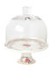 Karvounis Floral Paris Roses Cake Stand White 22x22x21cm