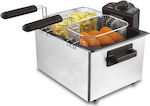 Alpina Deep Fryer with Removable Double Basket 5lt Silver