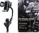 Mobile Phone Holder Car and Charger 2xUSB with Adjustable Hooks Black