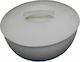 Karvounis Porcelain Round Heat-Resistant Cookware with Lid 35x35cm