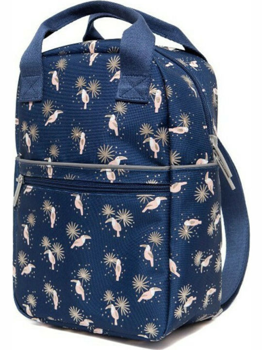 Petit Monkey Toucans Bag Backpack Blue