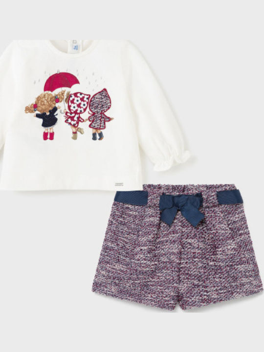 Kinder-Set mit Shorts Sommer 2Stück Burgundisch