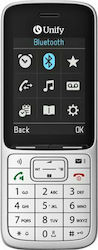 Siemens OpenScape DECT Phone SL6 Безжичен телефон Bluetooth с отворено слушане сребърен