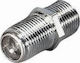 Anga Μετατροπέας F-Connector female σε F-Connector female Ασημί 1τμχ 271-316
