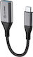 Alogic ULCAA-SGR Конвертор USB-C Мъжки към USB-A Женски Сив