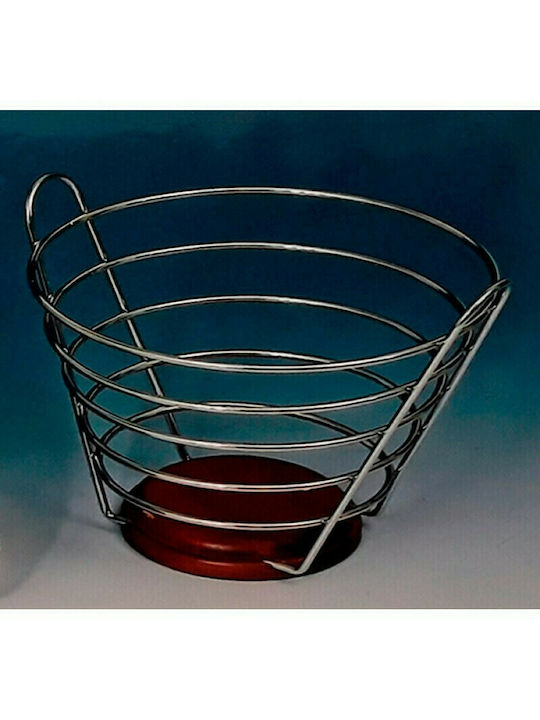 Καρβούνης Fruit Bowl Metallic Silver