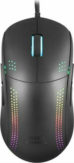 Mars Gaming MMPRO RGB Gaming Ποντίκι 32000 DPI Μαύρο