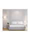 Zambelis Lights Metal Table Lamp for Socket E14 with White Shade and Base