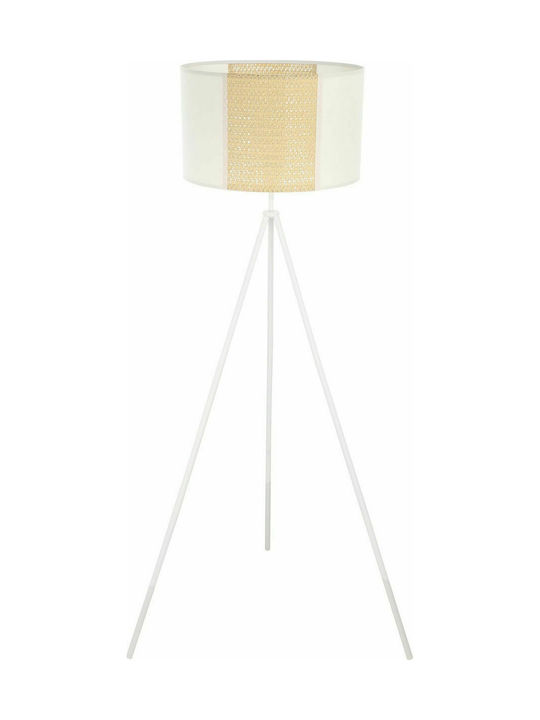Eglo Arnhem Floor Lamp H151xW44cm. with Socket for Bulb E27 White