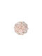 Slamp Clizia Large Ceiling Mount Light 78cm Orange with Socket E27 with Crystals