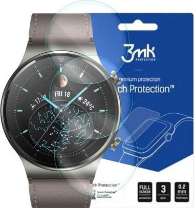 3MK Flexible Glass Screen Protector για το Huawei Watch GT 2 Pro 3τμχ