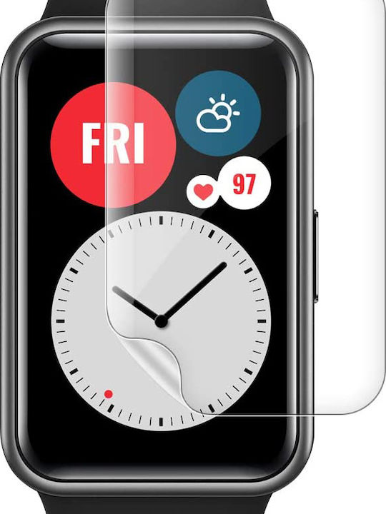 3MK Folia Arc Fullscreen Elegant Screen Protector for the Huawei Watch Fit 3pcs