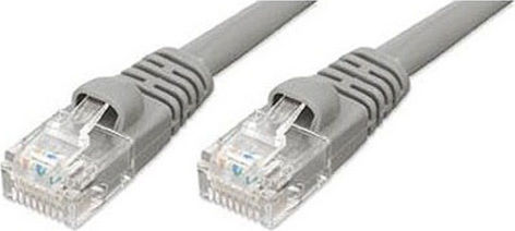 FT Electronics U/UTP Cat.6 (Gigabit) Καλώδιο Δικτύου Ethernet 1m Γκρι