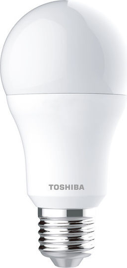 Toshiba LED Bulb 11W for Socket E27 and Shape A60 Warm White 1055lm