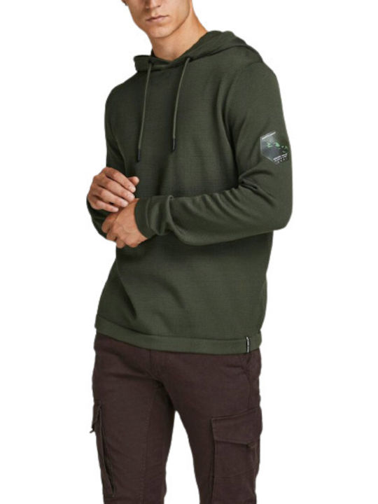 Jack & Jones Men's Long Sleeve Sweater Forest N...