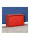 Wooden Shoe Organizer Step V6 with 2 Shelves Red M60xD30xH42cm