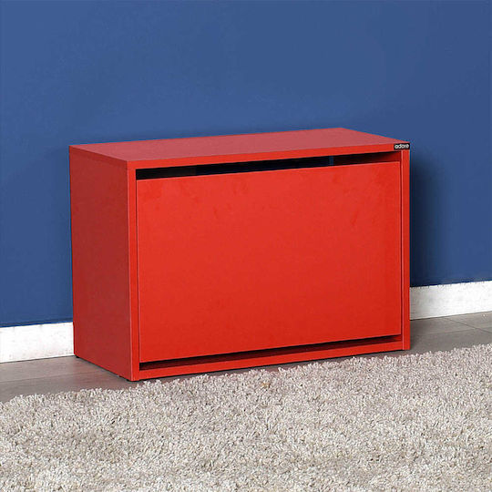 Ξύλινη Step V6 με 2 Ράφια Κόκκινη 60x30x42cm 953-027-0010 Ξύλινη Step V6 με 2 Ράφια Κόκκινη 60x30x42cm 953-027-0010