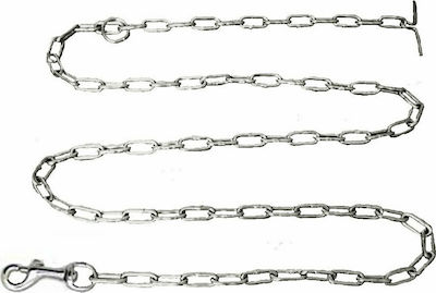 Pet Camelot Dog Leash/Lead Chain 40mm in Silver color 2m 8140