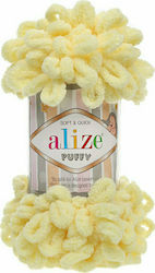 Alize Strickgarn Puffy Gelb 9m 100gr