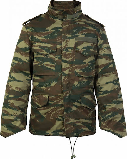 Army Race Military Jacket Army M65 Greek Camouflage Greek Camouflage