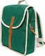 Petit Monkey Recycled Cotton Pine Σχολική Τσάντα Πλάτης Νηπιαγωγείου Πράσινη
